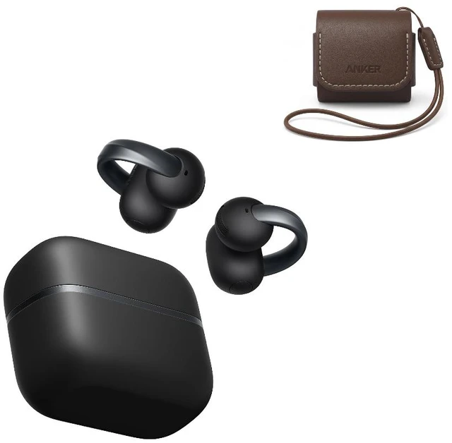 Main image of Anker soundcore AeroClip 2 Earbuds with Travel Case ,Thus AI Chip, Guinness World Record Call Clarity, Open-Ear Comfort, Power Bass, Hi-Res, 32H Playtime, AI Translation.