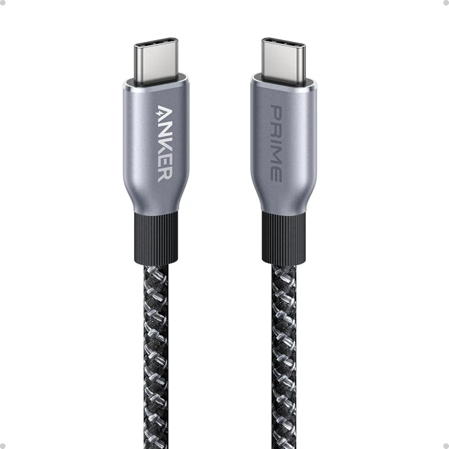 Alt view image 5 of 6 - Anker Prime Docking Station (14-Port, 160W Max Output, 10 Gbps) + Anker Prime Thunderbolt 4 USB-C Cable, (3.3 ft, 240W, 40 Gbps)