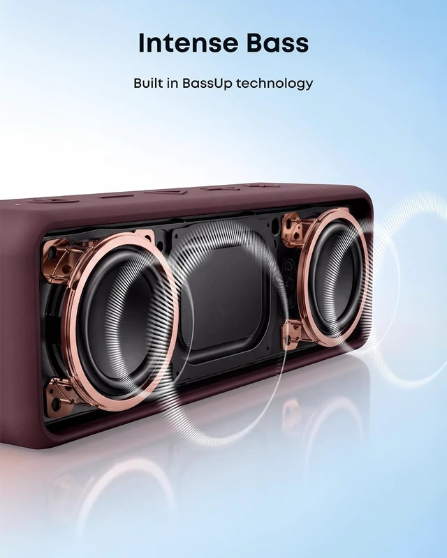 Alt view image 6 of 6 - Anker soundcore 2 Portable Bluetooth Speaker, 24-Hour Playtime, IPX7 | 12W Stereo Sound, TWS Pairing, Bluetooth 6