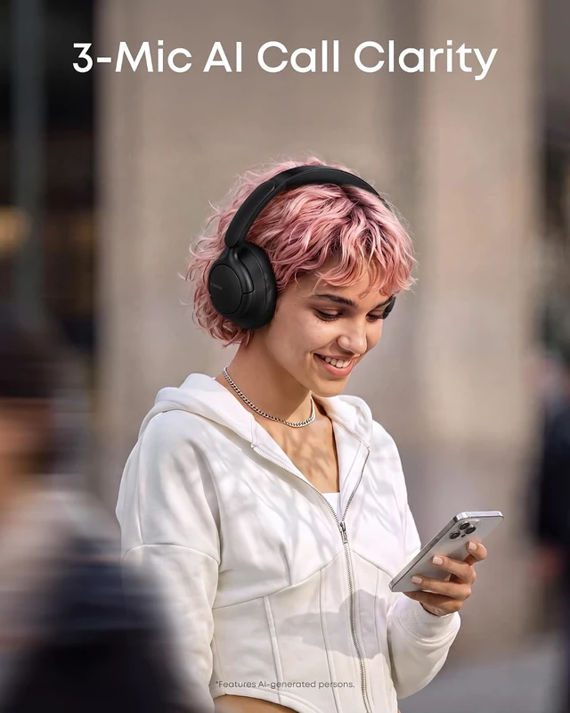 Alt view image 6 of 7 - Soundcore by Anker Q31i, Adaptive Noise Cancelling Over-Ear Headphones
LDAC Hi-Res Wireless Audio, 50H ANC Playtime, Comfortable Fit, Clear Calls, Dual Connection, Bluetooth 6.0