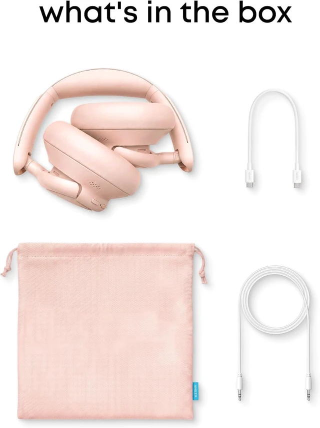 Alt view image 7 of 7 - Soundcore by Anker Q31i, Adaptive Noise Cancelling Over-Ear Headphones | LDAC Hi-Res Wireless Audio, 50H ANC Playtime, Comfortable Fit, Clear Calls