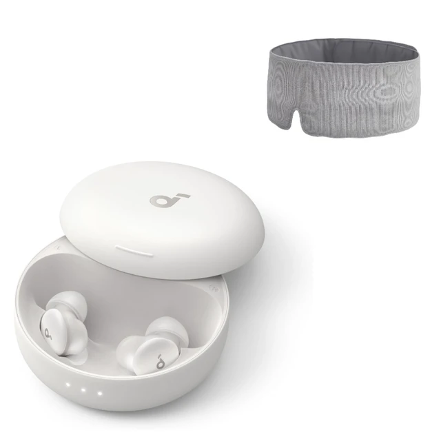 Main image of Soundcore Sleep A30 by Anker Sleep Earbuds with Eyemask, Smart Active Noise Cancelling Sleep Headphones, Adaptive Snore-Masking System, Ultra-Comfort for Side Sleepers, 45H Playtime