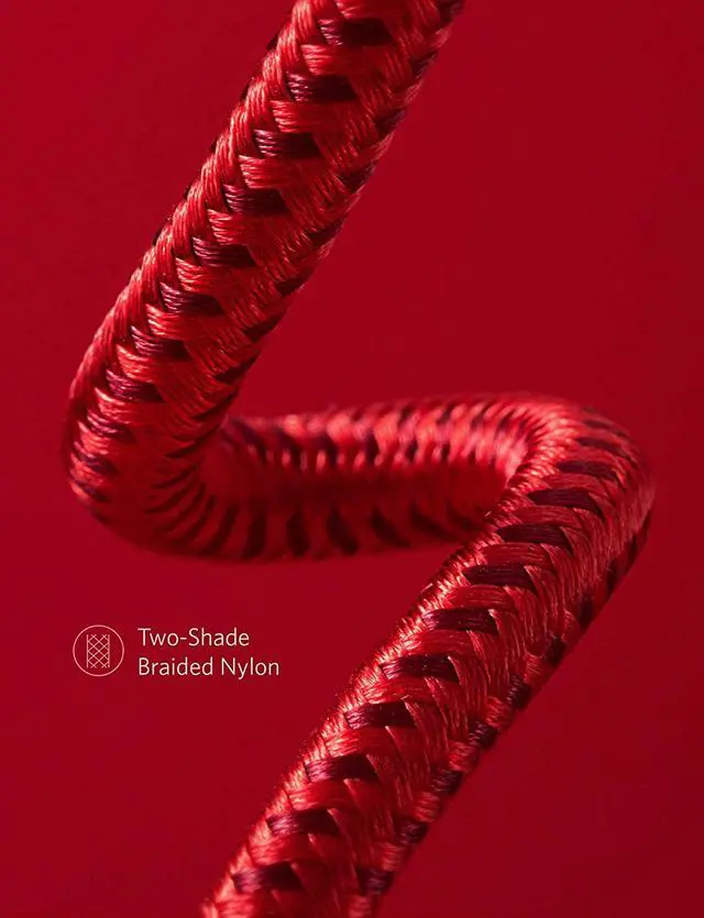 Alt view image 4 of 7 - Anker Powerline+ II Lightning Cable (10ft), MFi Certified for Flawless Compatibility with iPhone 11/11 Pro/11 Pro Max/ Xs/XS Max/XR/X / 8/8 Plus / 7/7 Plus / 6/6 Plus / 5 / 5S and More(Red)