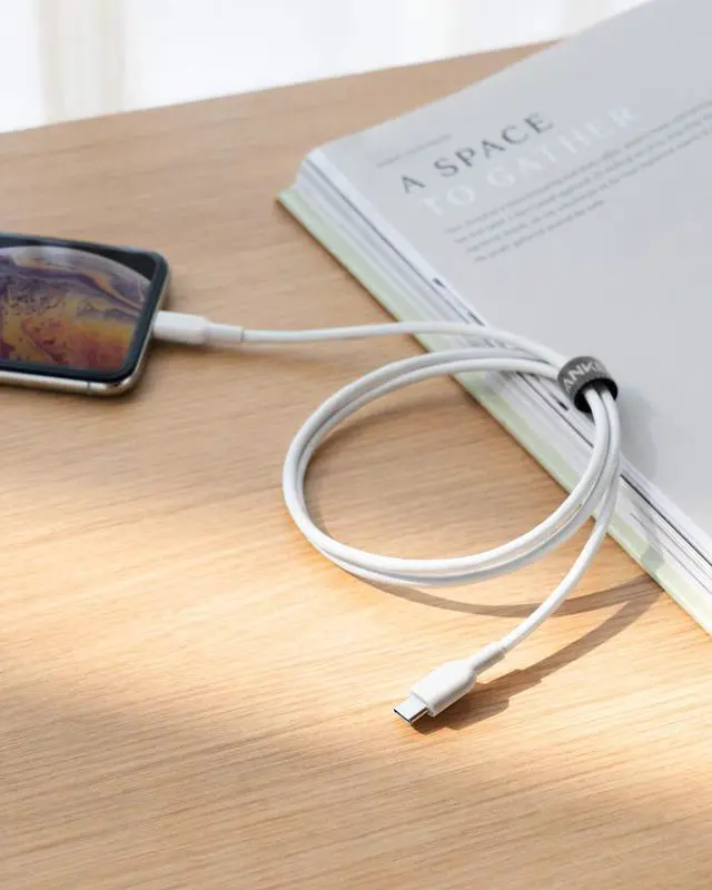 Alt view image 7 of 7 - iPhone 12 Charger Cable, Anker USB C to Lightning Cable [3ft Apple MFi Certified] Powerline II for iPhone 12/11 / 11 Pro/X/XS/XR / 8 Plus/AirPods Pro, Supports Power Delivery