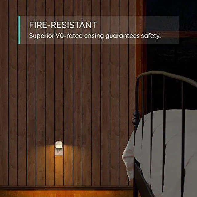 Alt view image 4 of 7 - Eufy Lumi Plug-In Night Light, Warm White LED Nightlight, Dusk-To-Dawn Sensor, Bedroom, Bathroom, Kitchen, Hallway, Stairs, Energy Efficient, Compact, 4-pack