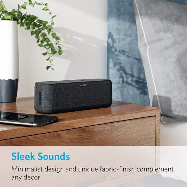 Alt view image 6 of 7 - Anker Soundcore Boost Bluetooth Speaker, Portable Speaker with Well-Balanced Sound, BassUp, 12H Playtime, USB-C, IPX7 Waterproof, Wireless Speaker with Customizable EQ via App, Wireless Stereo Pairing