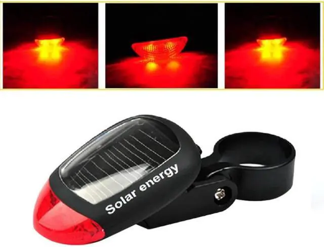 Alt view image 6 of 7 - Solar USB Rechargeable Bicycle Light with Back Taillight, Bike Alarm Bell Horn , 4000mAh 800Lumens, 3 Light Modes, Easy to Install for Men Women Kids Road Mountain Cycling