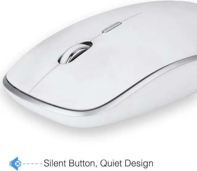 Alt view image 5 of 7 - Wireless Keyboard and Mouse, 2.4G Ultra Slim Wireless Keyboard Mouse Combo with 12 Multi-Media Keys and Auto Sleep for Windows/Computer/PC/Laptop/Desktop-White