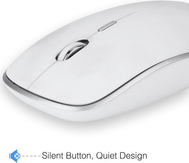 Alt view image 6 of 7 - LUOM Wireless Keyboard & Mouse Combo (E168), White