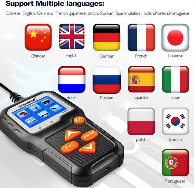 Alt view image 7 of 7 - Car Battery Tester, KONNWEI KW650 Professional 6V 12V 100-2000 CCA Automotive Load Battery Tester Digital Analyzer Bad Cell Test Tool for Car/Boat/Motorcycle and More