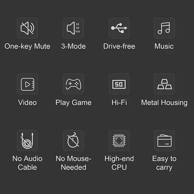Alt view image 4 of 7 - Volume Controller Multimedia Pc Computer Speaker Volume Controller Knob With One-Click Mute Function And 3 Volume Control Modes