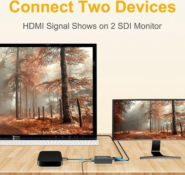 Alt view image 4 of 7 - LUOM 1080P HDMI to 3G SDI Converter