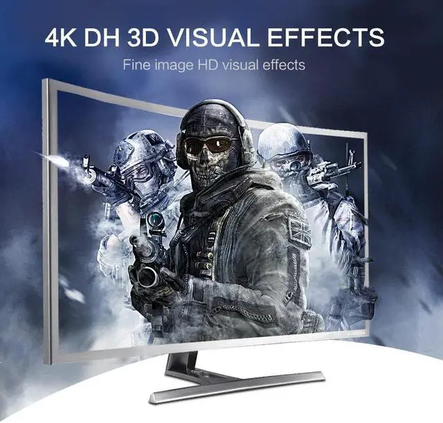 Alt view image 6 of 7 - HDMI Splitter 1 in 2 Out,LUOM HDMI Splitter 1 to 2 Amplifier for Full HD HDMI 2.0 1080P/ 3D/ 4K for Xbox PS4 PS3 Fire Stick Roku Blu-Ray Player Apple TV HDTV (1 Source onto 2 Displays)
