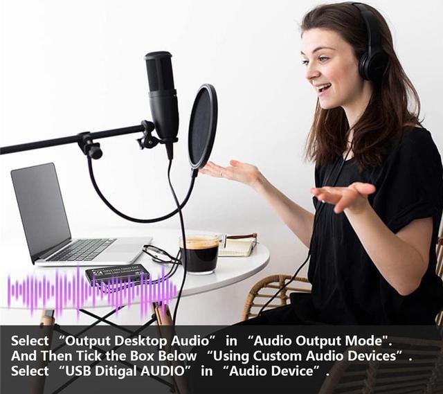 Alt view image 7 of 7 - 4K@60Hz 3X1 HDMI-Compatible Video Capture Card Live Recording Box 4K HDMI to HDMI & USB3.0/Type-C Video Card with Mic & 3.5mm Audio for Game Live Streaming for PS4 Computer Phones