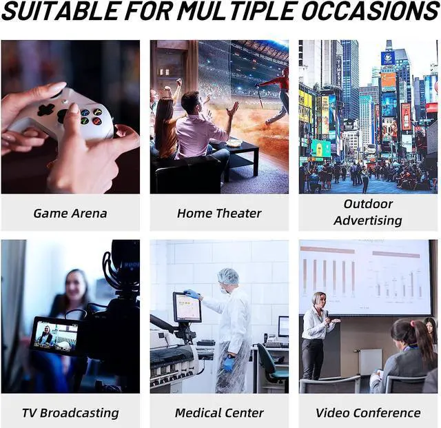 Alt view image 7 of 7 - 8K Fiber Optic HDMI Cable 65ft (HDR10+, in-Wall CL3 Rated, 48Gbps High Speed 8K 60Hz, HDCP2.3, eARC) - Long HDMI Cable Compatible with Home Theatre, HDTV, Gaming Console, Streaming Devices