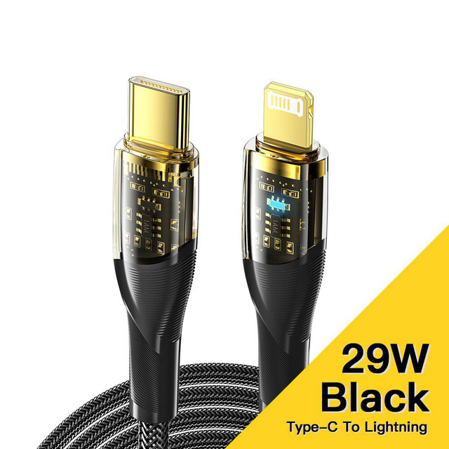thumbnail image 2 of JuicEBitz Braided USB Charger Cable For IPhone 14 13 12 11 XS 8 SE IPad - UK Made 2 of 5