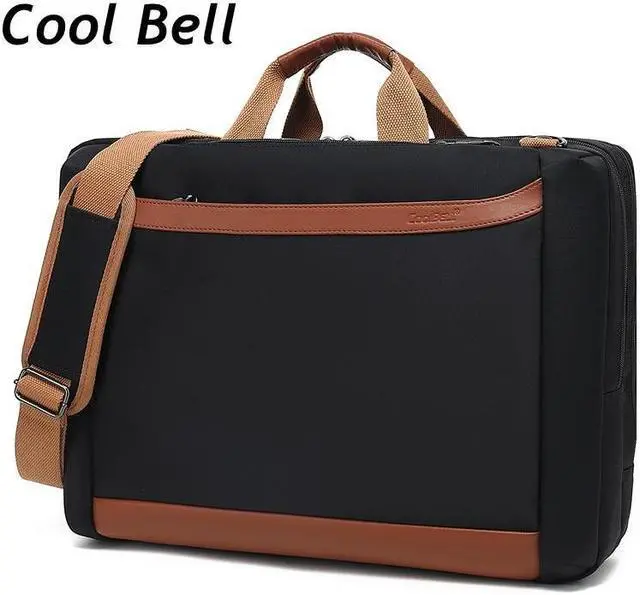 Main image of 3 in 1 Convertible Travel Laptop Backpack, Anti Theft Backpack for Men and Women, Water Resistant Big Business Computer Backpack Bag Fit 17.3 Inch Laptop and Notebook, Black