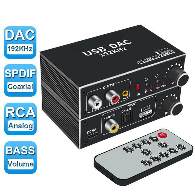 thumbnail image 2 of XISAOK Digital SPDIF Coaxial To Analog RCA & 3.5mm AUX Sound Conversion 2 of 10