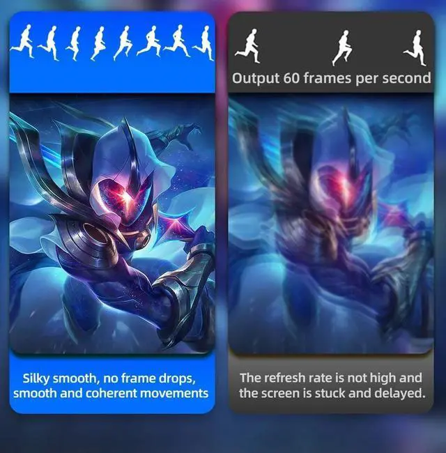 Alt view image 4 of 7 - 4K 120Hz 1 in 2 Out HDMI Splitter -LUOM Ultra HD 8K @ 60 Hz 1x2 V. 2.1 HDCP 2.3, Power HDMI Supports 8K 3D Full HD 1080P EDID for Xbox, PS4 PS3 Blu Ray TV HDTV - Adapter Included