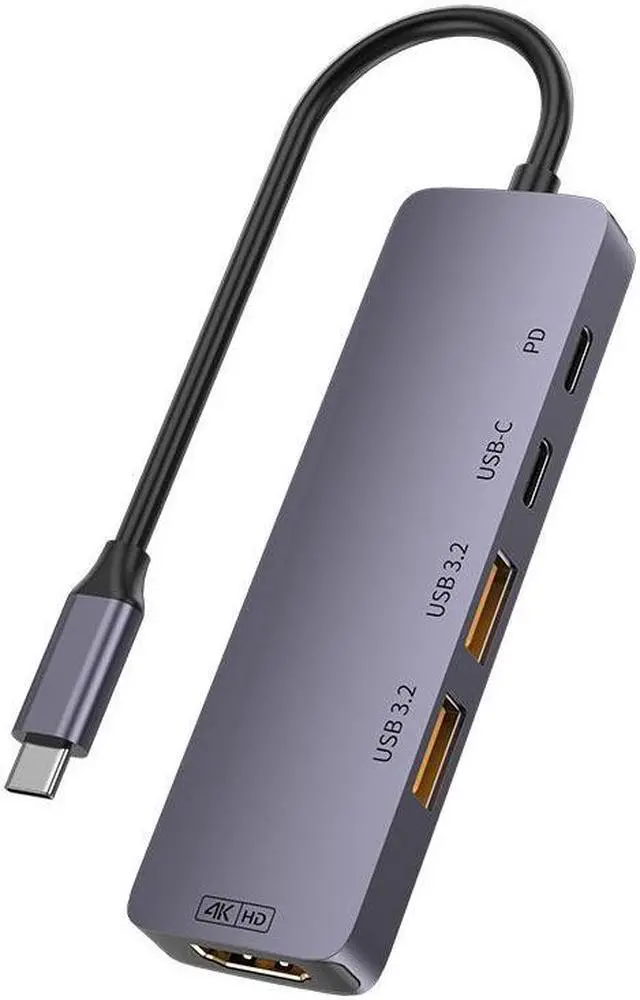 Main image of LUOM 4 in 1 USB Hub 10Gbps with 2 USB A Ports+USB C Ports+4K@60Hz HDMI+140W Power Delivery, USB 3.2 Gen 2 Hub, USB-C Splitter for iMac, All MacBooks, Mac Laptop Xbox Flash Drive PC