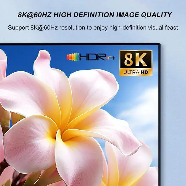 Alt view image 4 of 7 - LUOM 8K HDMI Splitter 1 in 4 Out 4K120hz,HDMI 2.1 Splitter 1x4 8K60HzSmart EDID Managementhue Light syncCompatible with Xbox Series X, PS4 Pro, PS5, Blu-ray Player