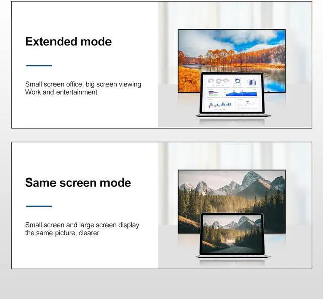 Alt view image 7 of 7 - LUOM Mini DP to DisplayPort Cable 16K@60Hz 8K@120Hz DisplayPort 2.1 Bi-Directional Transmission DisplayPort to Mini DisplayPort 16K Cable (3.3FT)