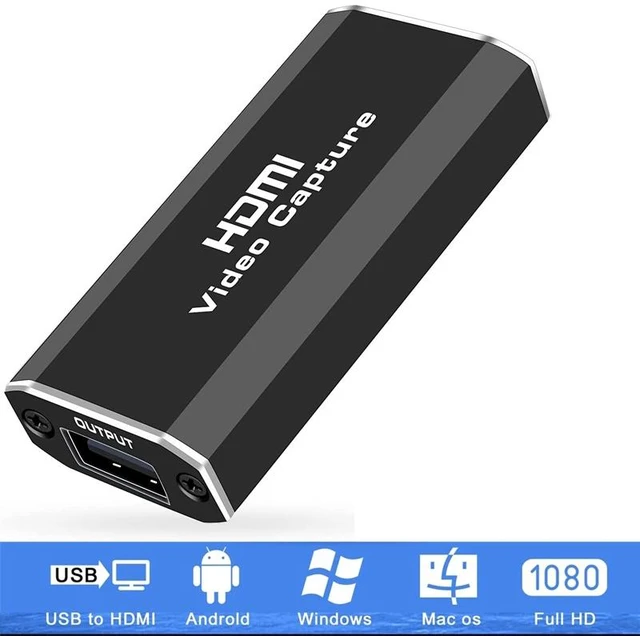 Main image of Video Capture Card, HDMI to USB 3.0/Type-C Audio Capture Card, 4K 1080P60 Capture Devices for Gaming Live Streaming Video Recorder, Compatible with Windows Mac OS System for PS4/5 Switch, Xbox, Steam