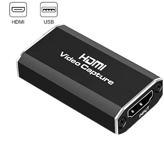Main image of Video Capture Card, 4K HDMI to USB Game Capture Card, Full HD 1080P 60fps Capture Card, HDMI Video Game Capture for Editing Video/Games/Streaming/Online Teaching