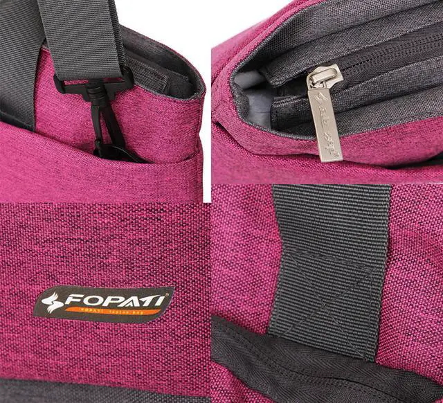 Alt view image 7 of 7 - Wellhouse Laptop Bag With Strap, 14-15.6 Inch Laptop Case Carrying Case Business Bags Messenger Bag Single-shoulder Handle Bag Multi-compartment For Samsung / SONY / HP / Acer / ASUS / Lenovo/Macbook