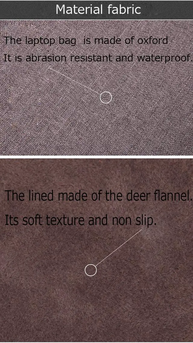 Alt view image 7 of 7 - Wellhouse Laptop Carrying Bags Business Bags Notebook Cases for 12, 13,13.3,14,14.4,15,15.6 Inch Tablet, Apple Macbook, Chromebook, Acer, Asus, Dell, Lenovo, HP, Samsung, Sony, Toshiba Laptop