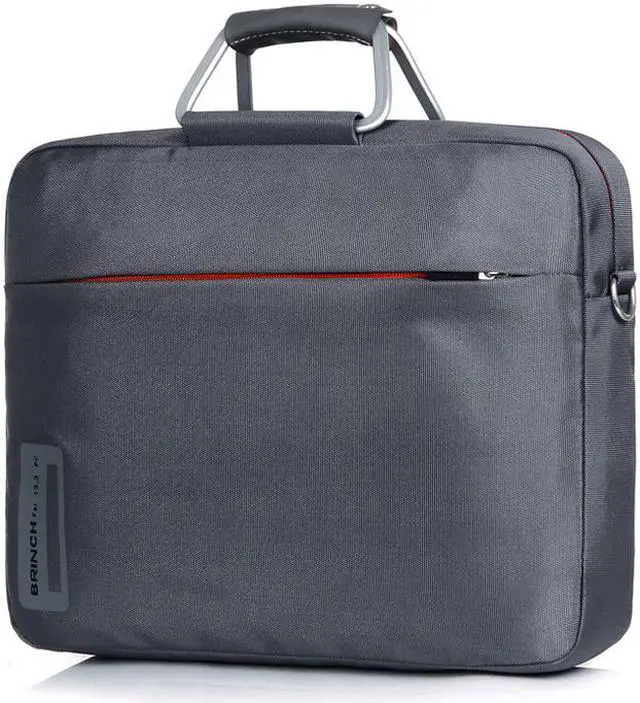 Main image of Wellhouse 14 - 14.4 inch Notebook Case, Waterproof Business Carrying Bag Briefcase Laptop Sleeve Protection Cover Case for Men Women Student Business Laptop Computer Macbook HP SONY ASUS ACER (Gray)