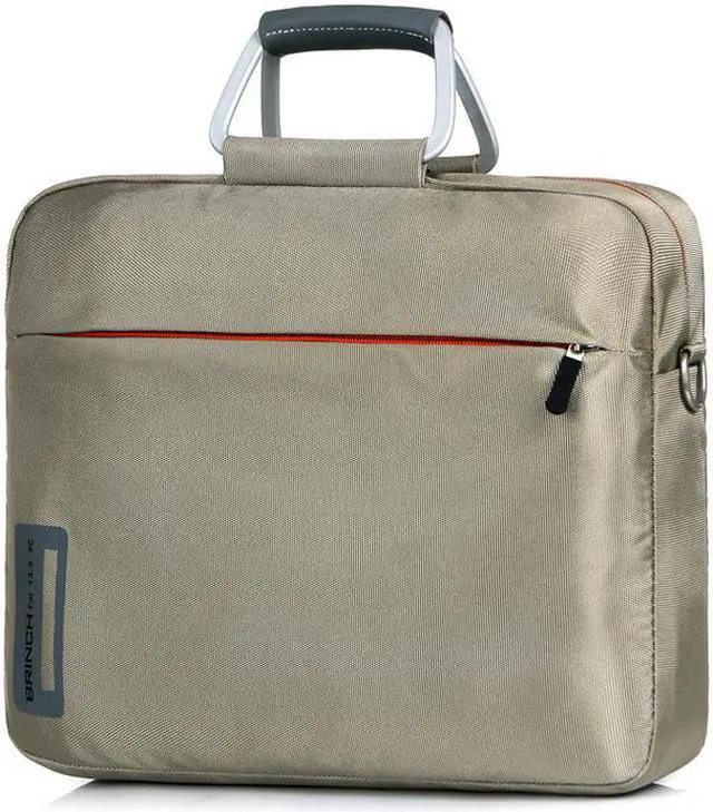 Main image of Wellhouse 14 - 14.4 inch Notebook Case, Waterproof Business Carrying Bag Briefcase Laptop Sleeve Protection Cover Case for Men Women Student Business Laptop Computer Macbook HP SONY ASUS ACER (Khaki)