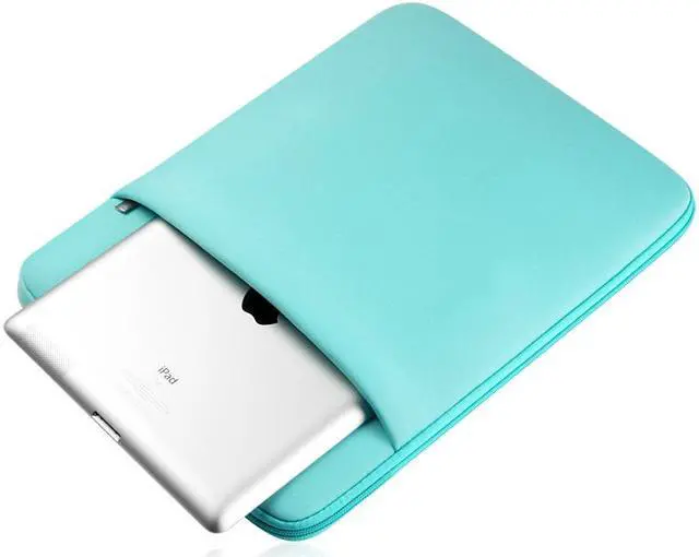 Alt view image 3 of 3 - Wellhouse 11" 11.6" 13.3" 14.1" 14.4" 14.6" 15" 15.4" 15.6" Notebook Case Laptop Bag Macbook Sleeve Tablet PC Cover Case For Macbook Air Pro HP SONY ASUS ACER Laptop Tablet PC(15.6 inch, Aqua Blue)