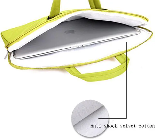 Alt view image 6 of 8 - Wellhouse 13.3 inch ,14.6 inch, 15.6 inch Laptop Sleeve Bag Case Carrying Handbag Briefcase Notebook Bags for Tablet PC,Apple Macbook, Acer Asus, Dell, Lenovo, HP, Samsung, Sony(15-15.6 inch, Black)