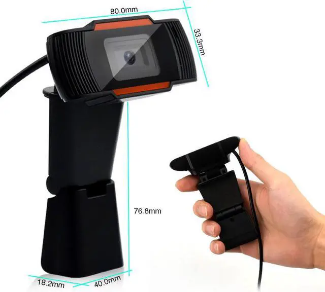 Alt view image 3 of 7 - Jieyuteks Computer 12 MP HD Webcam Video Webcam Web Camera Built-in Sound Absorption Microphone For Computer PC Laptop Skype MSN Real-time Video Calls Video Meeting