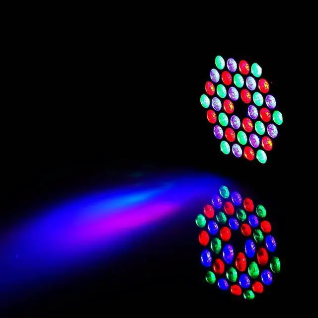 Alt view image 6 of 7 - A-LIGHT Stage Lighting Par Light 36x1W LED RGB 7 Channel with Remote controller for DJ KTV Disco Party Bar