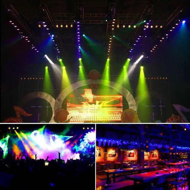 Alt view image 2 of 7 - A-LIGHT Stage Lighting Par Light 36x1W LED RGB 7 Channel with Remote controller for DJ KTV Disco Party Bar
