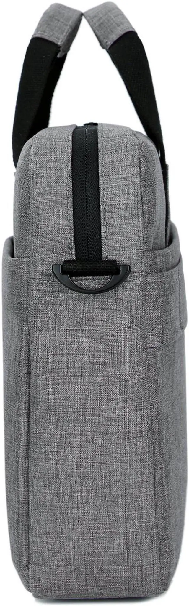 Alt view image 3 of 8 - BRINCH 13.3 Inch Stylish Lightweight Business Laptop Shoulder Messenger Bag Briefcase Sleeve Case for 13 - 13.3 Inches Laptop / Notebook / MacBook / Ultrabook / Chromebook Computers,Gray