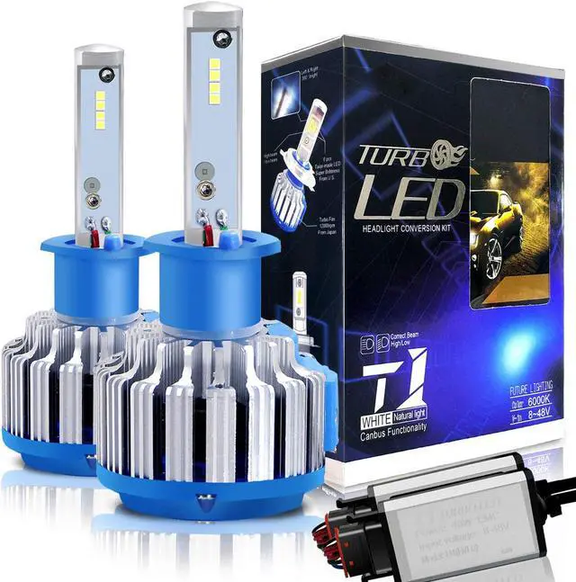 Main image of H1 70W LED Headlight Bulbs All-in-One Conversion Kit,7200 Lumen (6000K Cool White)