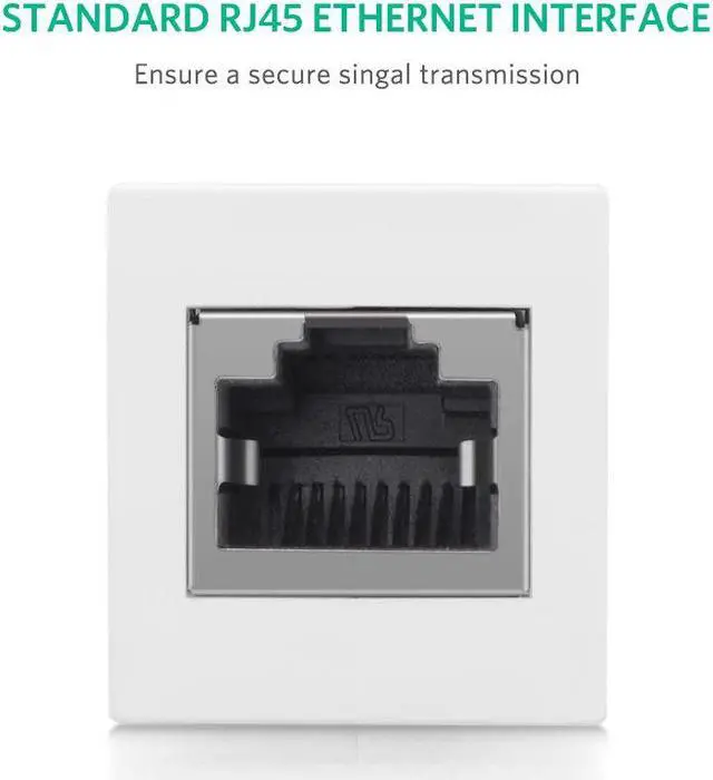 Alt view image 4 of 7 - LUOM RJ45 Coupler In Line Coupler Cat7 Cat6 Cat5e Ethernet Cable Extender Adapter Female to Female (5-pack, White)