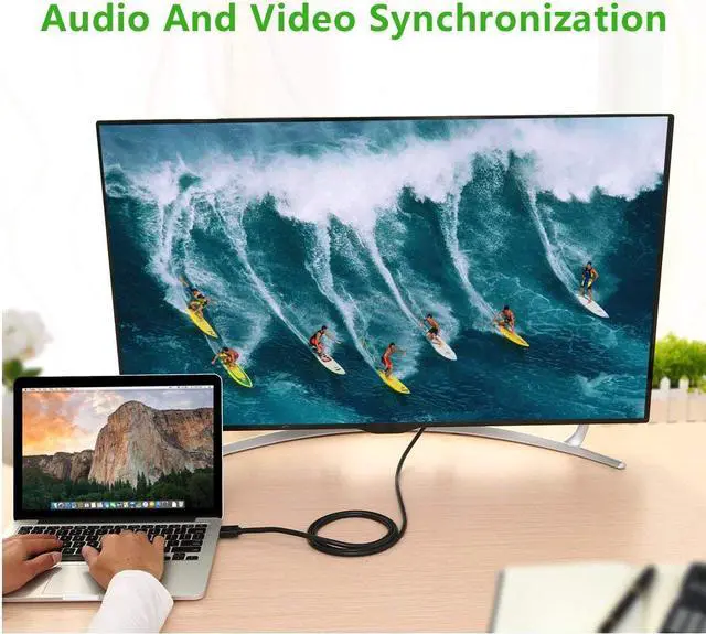 Alt view image 6 of 7 - LUOM Cable Matters Right Angle HDMI Cable (90 Degree Elbow HDMI Right Angle Cable) - HDR/3D and 4K Resolution Ready - For Nintendo Switch Xbox PlayStation PS3 PS4 PC Laptop TV,  (5 Feet /1.5 Meter)