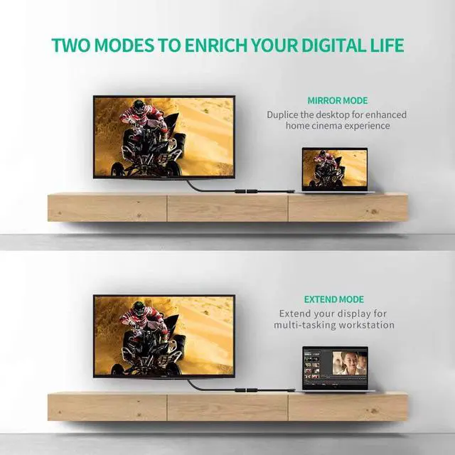 Alt view image 6 of 7 - LUOM HDMI to DVI Cable, Bi-Directional HDMI Female to DVI-D(24+1) Male Adapter, 1080P DVI to HDMI Conveter, 3D, 1080P for Raspberry Pi, TV Box, TV Stick, Graphics Card, Wii U, Laptop and More