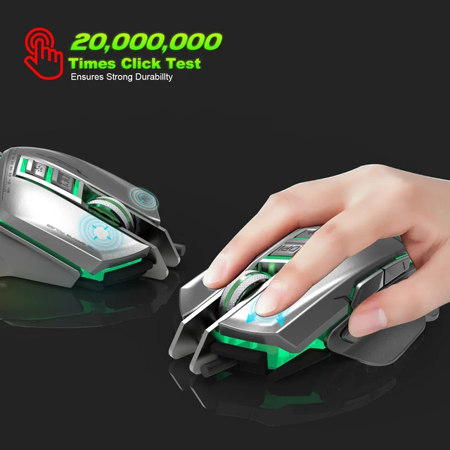 ZERODATE Wired Gaming Mouse, 3,200 DPI Adjustable, Adjustable ...