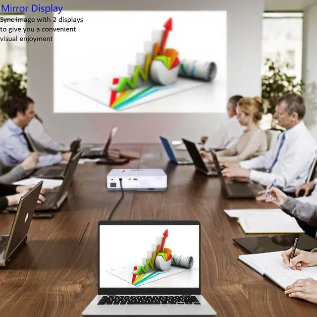 Alt view image 7 of 7 - LUOM USB 3.0 to VGA Adapter Converter, Multi-Monitor Adapter Male to Female Connector, Support Max Resolution 1080p 60Hz, for USB-Enabled PC Laptop Windows 10/8.1/8/7/XP, No Need CD Driver. (Blue)