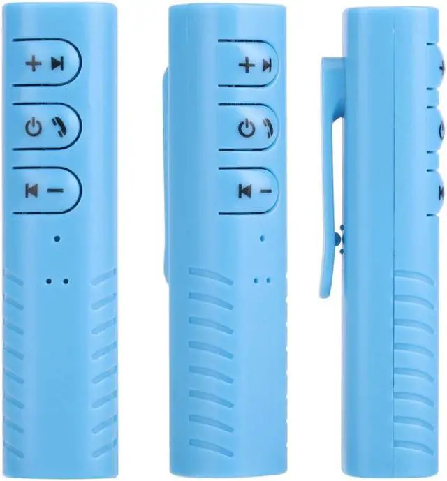 Alt view image 2 of 7 - LUOM AX-03 Sport Bluetooth Headphone Receiver Adapter Earphone Headphone Audio Wireless Adapter With Mic Microphone-Blue