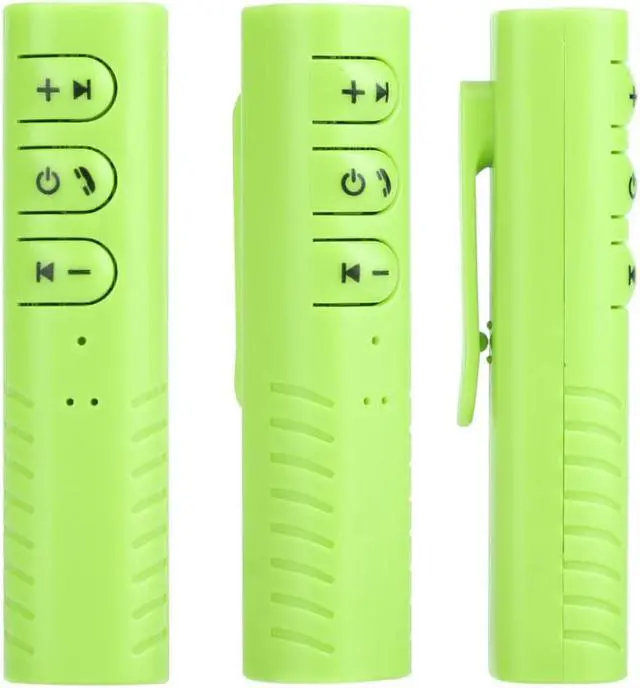 Alt view image 2 of 7 - LUOM Universal 3.5mm Bluetooth Receiver Converter Stereo Earphone Audio Receiver Adapter Converter High Quality-Green