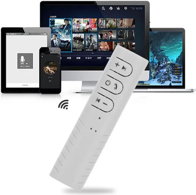 Alt view image 6 of 7 - LUOM AX-03 Sport Bluetooth Headphone Receiver Adapter Earphone Headphone Audio Wireless Adapter With Mic Microphone-White