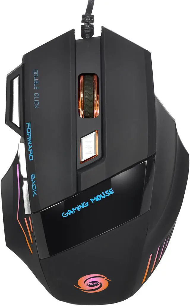 Alt view image 6 of 6 - HXSJ Gaming Mouse 5500 DPI High Precision USB Wired Gaming Mice with 7 Buttons, Multi-Modes LED For PC Laptop wired gaming mouse