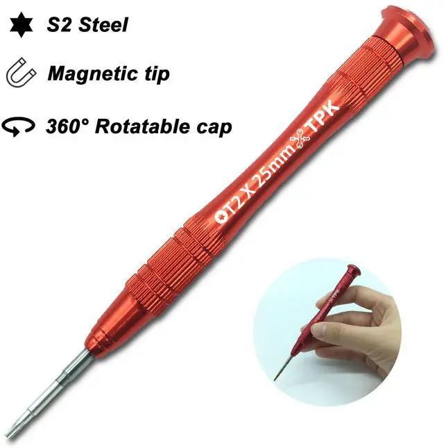 Alt view image 2 of 5 - TPEKKA T2 Torx Screwdriver Precision 6-point star T2 Star Head For Watch Eyeglasses Electronics Toy PC Phone Repair