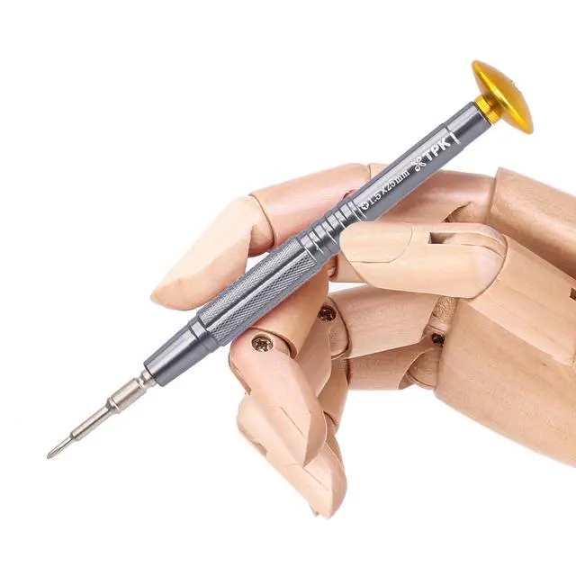 Alt view image 5 of 6 - Phillips #000 1.5mm Screwdrivers PH000 Ultra Smooth for Cross-Recess Screws S2 Steel Non-Slip Handle Grip Compatible with Mac Switch